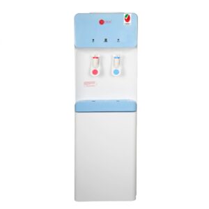 AFRA Water Dispenser Cabinet 5L – Blue & White, Top Load, Compressor Cooling, AF-95WDWT