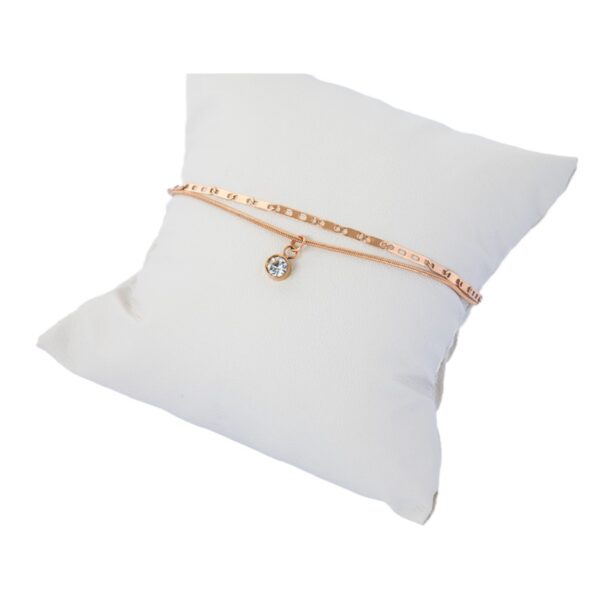 AFRA JEW TRINKET ROSEGOLD STAINLESS STEEL ANKLET