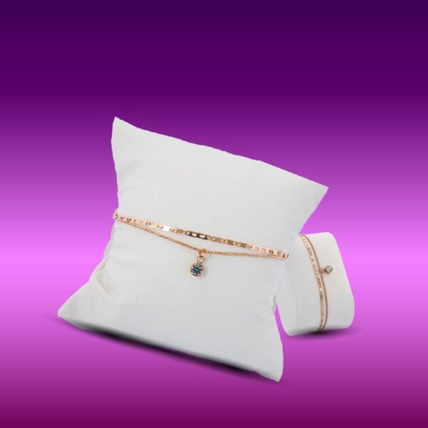 AFRA JEW TRINKET ROSEGOLD STAINLESS STEEL ANKLET - Image 2