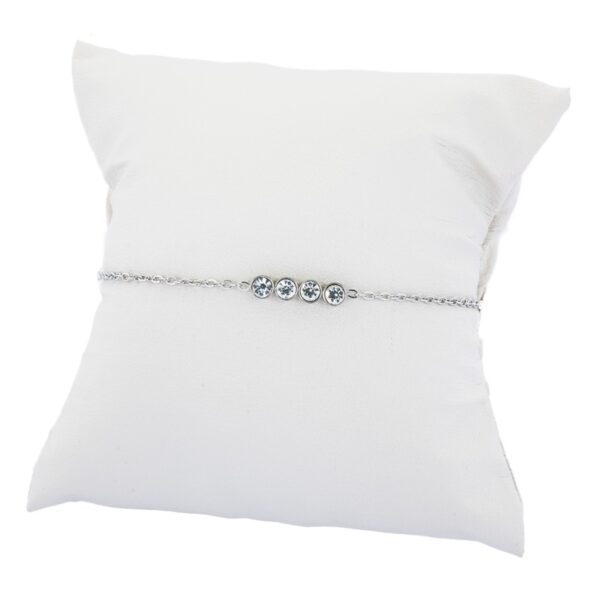 AFRA JEW JEWEL SILVER STAINLESS STEEL BRACELET - Image 2