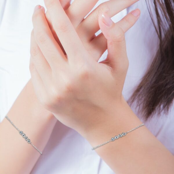 AFRA JEW JEWEL SILVER STAINLESS STEEL BRACELET - Image 5