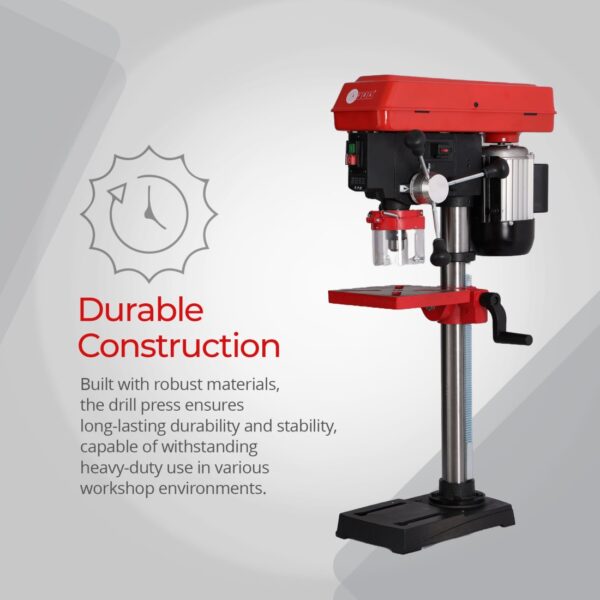 AFRA Drill Press - Model AFT-16-550DPRD | 550W | 16mm Chuck | Induction Motor | Variable Speed - Image 5