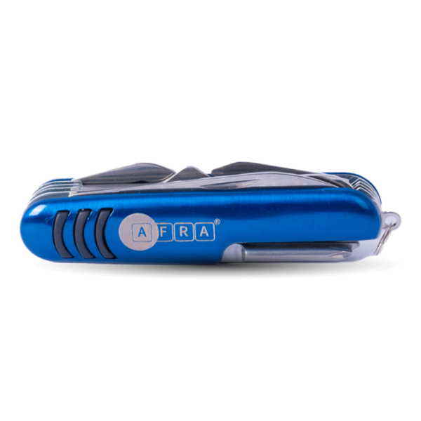 AFRA MULTIFUNCTION KNIFE 11 IN 1 BLUE 3CR13 STAINLESS STEEL + 430 SS COVER, MODEL AF005MK - Image 4