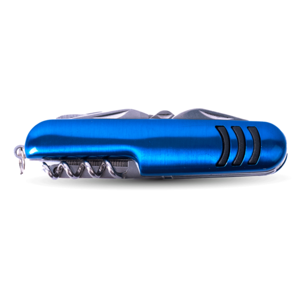 AFRA MULTIFUNCTION KNIFE 11 IN 1 BLUE 3CR13 STAINLESS STEEL + 430 SS COVER, MODEL AF005MK - Image 2