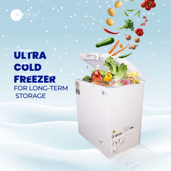 AFRA Chest Freezer 200L – Low Noise, Energy Saving, ESMA Approved – Model AF-2000CFWT - Image 7