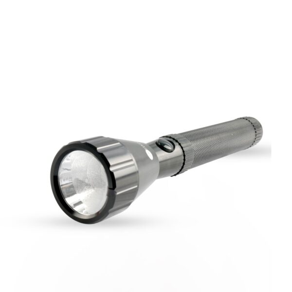 AFRA LED Flashlight, 5W, Rechargeable Battery 1500MAH, Waterproof, Shock and Corrosion Resistant, Compact Design, With AC Adapter, 3 Years Warranty - Image 2