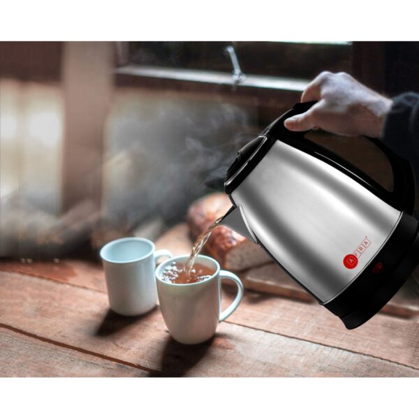AFRA Electric Kettle, 1500W, 1.8L, Strong Stainless Steel Body with detachable power base & Automatic cut-off, ESMA, ROHS, and CB Certified, AF-1815KTSS, 2 years warranty, - Image 5