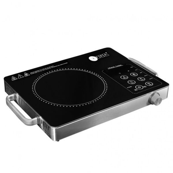 AFRA 2000W Infrared Cooktop – Single Burner, LED Display, Crystal Plate – AF-2000ICBK - Image 4