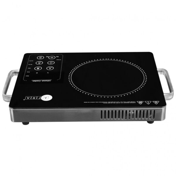 AFRA 2000W Infrared Cooktop – Single Burner, LED Display, Crystal Plate – AF-2000ICBK - Image 6