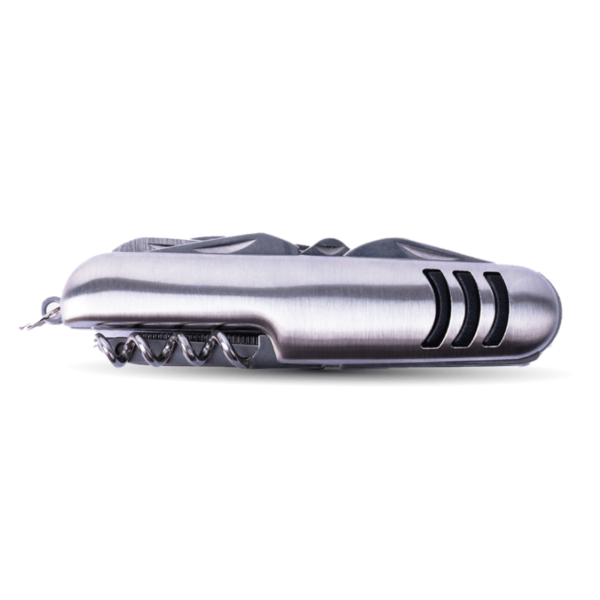 AFRA MULTIFUNCTION KNIFE 11 IN 1 SILVER 3CR13 STAINLESS STEEL + 430 SS COVER, MODEL AF004MK - Image 4