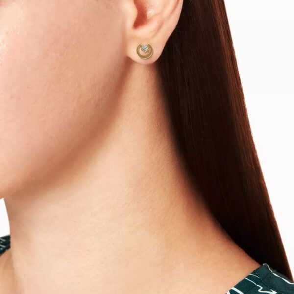 AFRA JEW AYLIN GOLD STAINLESS STEEL SET -NECKLACE+EARRINGS - Image 5