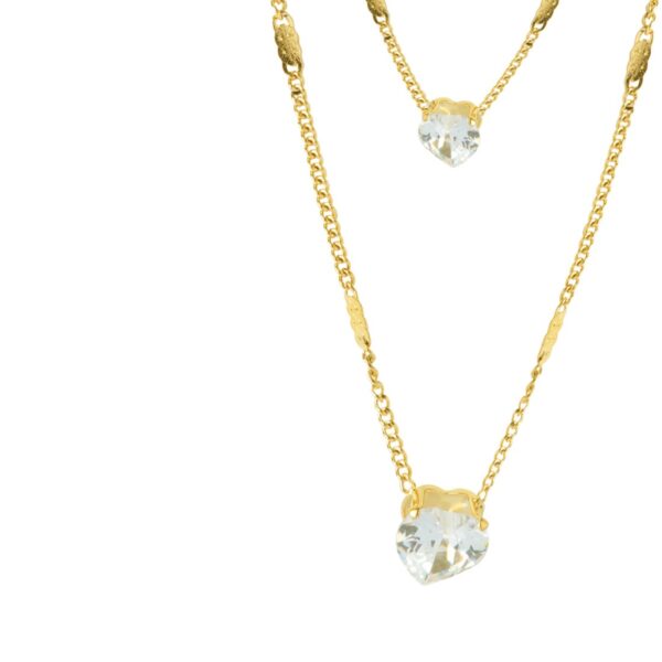 AFRA JEW JEWEL GOLD STAINLESS STEEL NECKLACE - Image 3