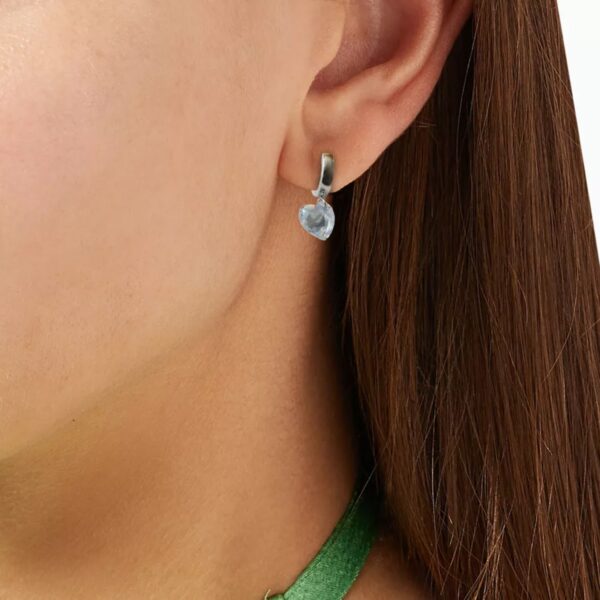AFRA JEW JEWEL SILVER STAINLESS STEEL EARRING - Image 3