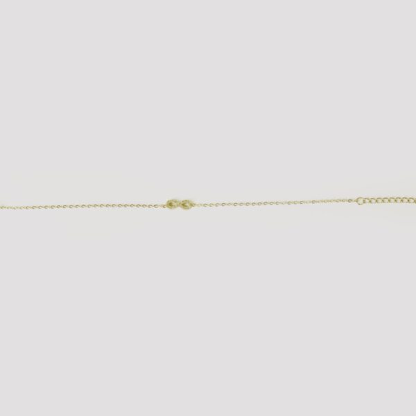 AFRA JEW INFINITE GOLD STAINLESS STEEL BRACELET - Image 3
