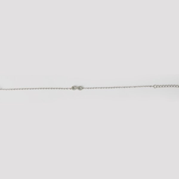 AFRA JEW INFINITE SILVER STAINLESS STEEL BRACELET - Image 2