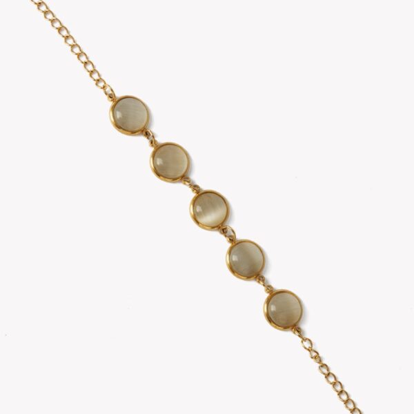 AFRA JEW JEWEL GOLD STAINLESS STEEL BRACELET - Image 2